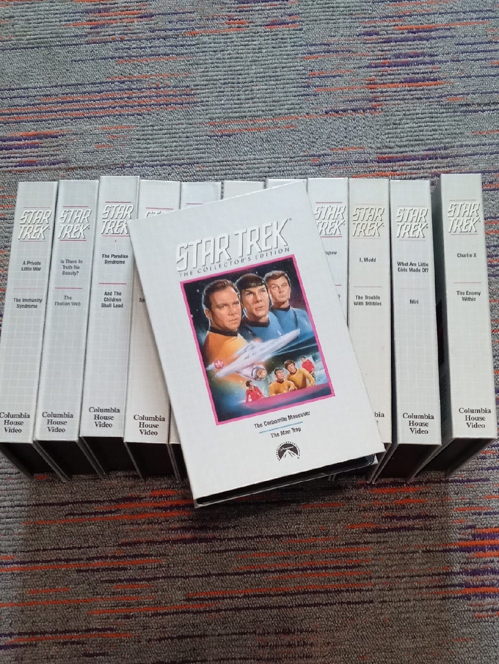 Star Trek Collector's Edition VHS Box Set - White Covers
